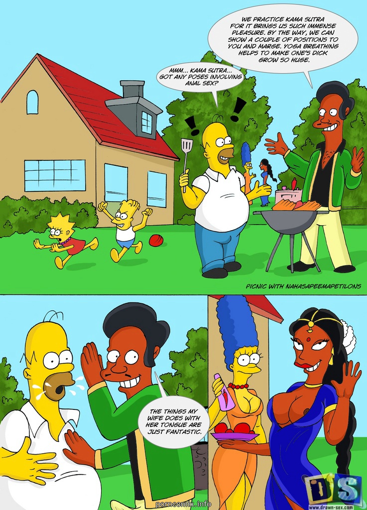 The Simpsons – Kamasutra Picnic  Comics 001