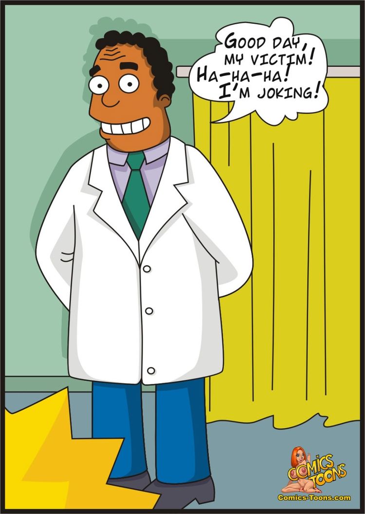 The Simpsons – Visiting Doctor Adult Comics 003