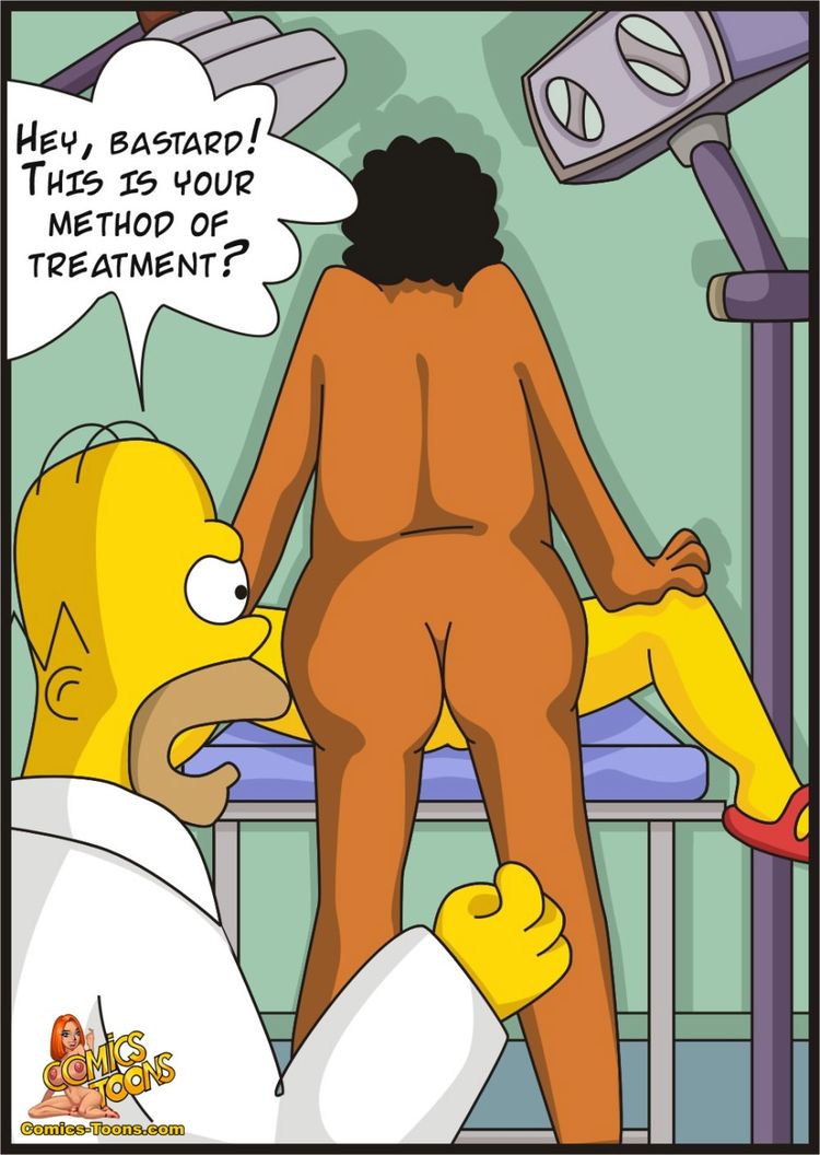 The Simpsons – Visiting Doctor Adult Comics 005