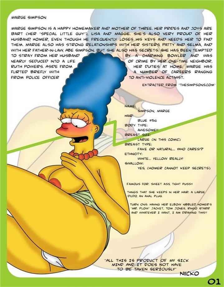Toon Babes – Marge Simpsons  Comics 002