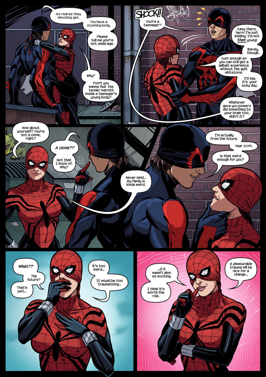 [Tracy Scops] – Mayday Spidey- [Spider-Man] Porncomics 004
