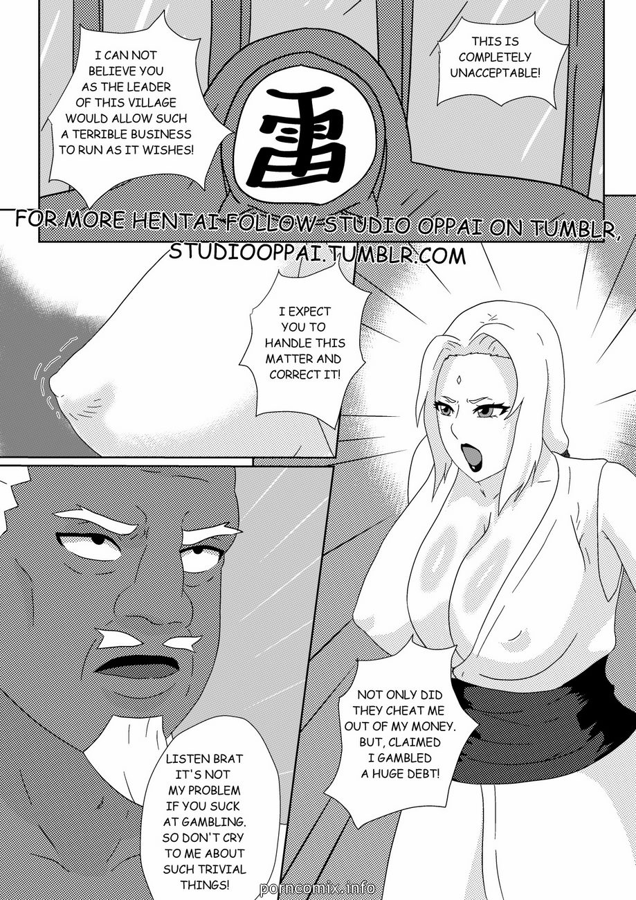 Tsunade’s Lost Bet (Naruto) Hentai Manga 002