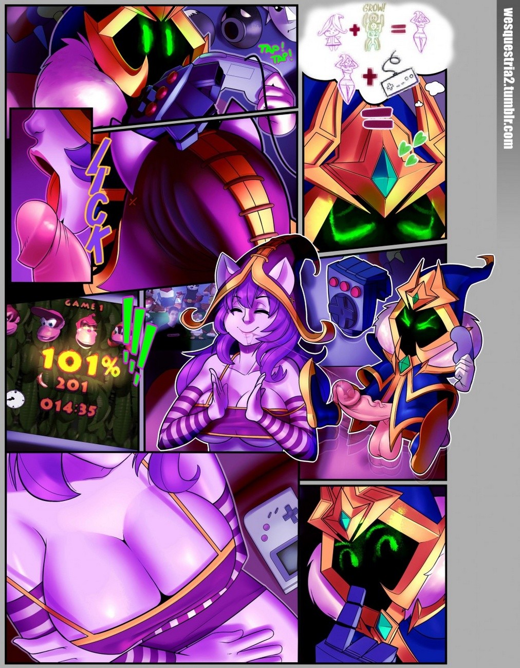 Video Game Love Adult Comics 001
