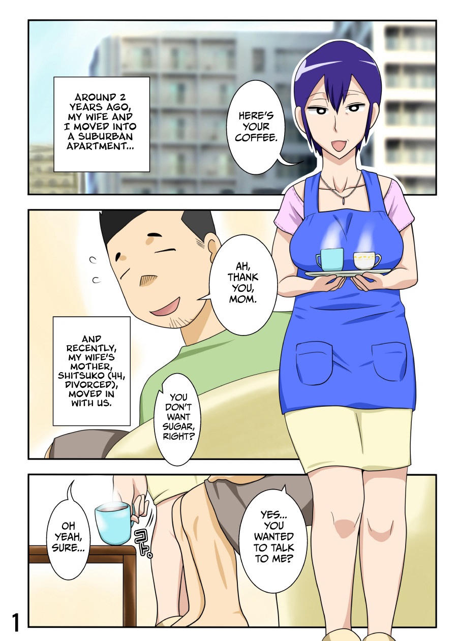 While My Wife’s Working, I’ll Collar Her Mother Hentai-Manga 002