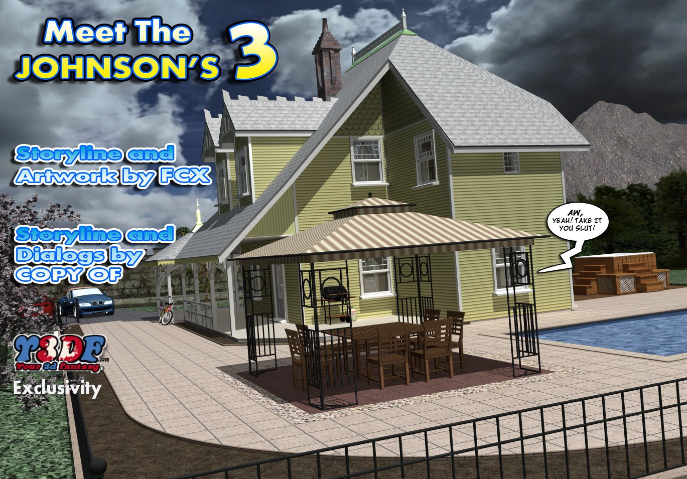 Y3DF – Meet The Johnson’s 3 Y3DF Comics 001