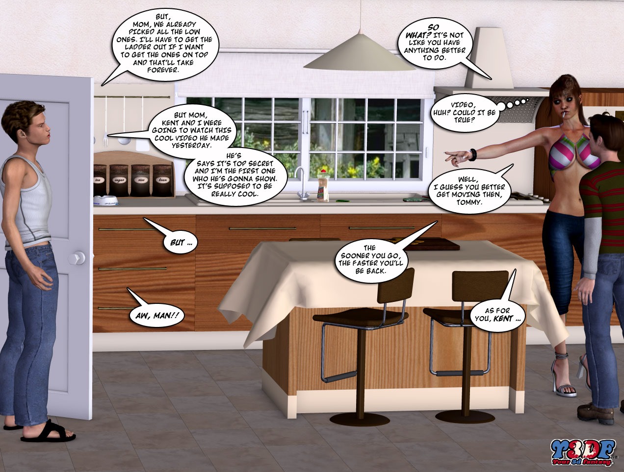 Y3DF – Meet The Johnson’s 3 Y3DF Comics 054